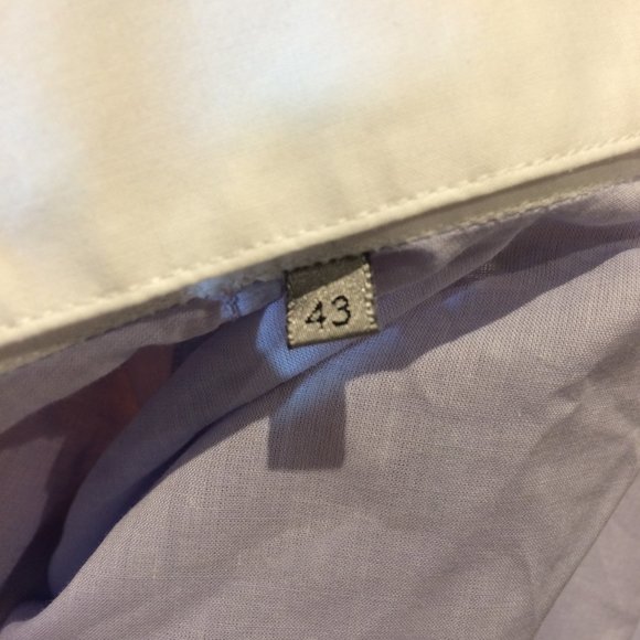 Dior Homme Size 43 Contrast Band Collar Shirt - Picture 4 of 6